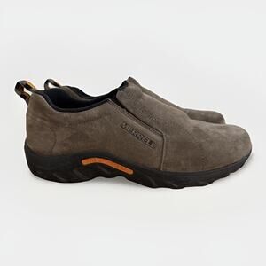 Merrell Jungle Moc Kids 6 M Shoes Brown Gunsmoke Suede Slip On Outdoor Comfort